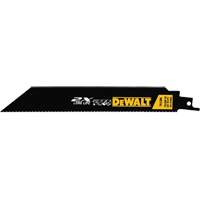 Metal Cutting Reciprocating Saw Blade, Bi-Metal, 14-18 TPI, 8" L x 1" W Oxford Builders Supplies Inc