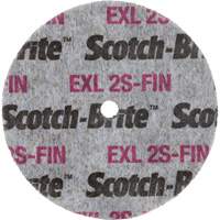 Meule homog&egrave;ne Scotch-Brite EXL, 3" x 1/2", Arbre de 1/4" Oxford Builders Supplies Inc