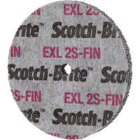 Meule homog&egrave;ne Scotch-Brite EXL, 3" x 1/2", Arbre de 1/4" Oxford Builders Supplies Inc