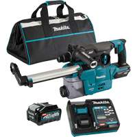 XGT Brushless Cordless SDS-Plus Rotary Hammer with DX10 Dust Extraction Attachment, 40 V, 1-3/16", 3 ft-lbs, 0-840 RPM Oxford Builders Supplies Inc