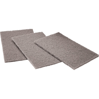 Tampons manuels Scotch-Brite, Carbure de silicium, 6" x 9", Grain Moyen Oxford Builders Supplies Inc