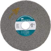 Scotch-Brite EXL Deburring Wheel, 8" x 1", 3" Arbor Oxford Builders Supplies Inc