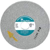 Scotch-Brite EXL Deburring Wheel, 6" x 1/2", 1" Arbor, Aluminum Oxide Oxford Builders Supplies Inc