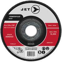 Powerplus DUO Cutting/Grinding Wheel, 4-1/2" x 1/8", 7/8" Arbor, Type 27, A30DUO Grit Oxford Builders Supplies Inc