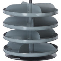 Modules de stockage Rotabin, 60 lb Capacit&eacute; par niveau, 4 Niveau(x), 18-1/2" ha x 17" dia Oxford Builders Supplies Inc