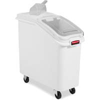 Mobile Ingredient Bins with Sliding Lid, 2.75 cu. ft. Capacity, 28" H x 13-13/100" W x 29-1/4" D Oxford Builders Supplies Inc