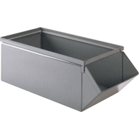 Bac en acier, Cap. 100 lb, 15" la x 24" p x 11" h, Bleu Oxford Builders Supplies Inc