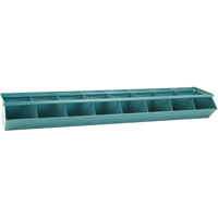 Bacs sectionnels superposables, Cap. 100 lb, 37" la x 8" p x 4-1/2" h, Bleu Oxford Builders Supplies Inc