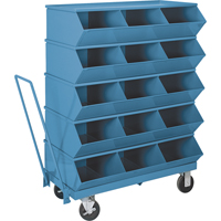 Bacs sectionnels superposables Stackbin - Chariots Oxford Builders Supplies Inc