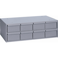 Casiers &agrave; tiroirs industriels, 8 tiroirs, 22-3/4" la x 11-5/8" p x 7-3/8" h, Gris Oxford Builders Supplies Inc