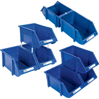 Stack & Hang Bin, 7-7/8" W x 7" H x 17-11/16" D, Yellow Oxford Builders Supplies Inc