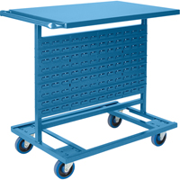 Bin Carts - Cart Only, Double-sided, 24" W x 38-1/2" D x 36-1/2" H Oxford Builders Supplies Inc