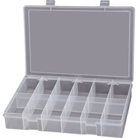 Boîtes &agrave; compartiments compactes en polypropyl&egrave;ne, 13-1/8" la x 9" p x 2-5/16" h, 12 compartiments Oxford Builders Supplies Inc