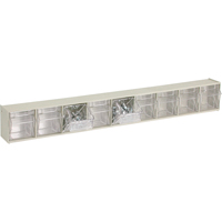 Tip-Out Bins Modular Storage System, 23-5/8" W x 2-1/2" D x 3-1/8" H, 9 Drawers Oxford Builders Supplies Inc