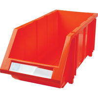 Stack & Hang Bin, 7-7/8" W x 7" H x 17-11/16" D, Yellow Oxford Builders Supplies Inc