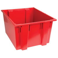 Contenants Stack & Nest, 13" x 23,5" x 19,5", Rouge Oxford Builders Supplies Inc