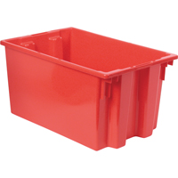 Contenants Stack & Nest, 12" x 23,5" x 15,5", Rouge Oxford Builders Supplies Inc