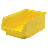 Giant Stacking Containers, 12.375" W x 19.75" D x 7.875" H, Yellow Oxford Builders Supplies Inc