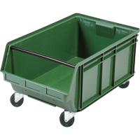Bac g&eacute;ant empilable et mobile, 11-7/8" ha x 18-3/8" la x 29" p, Capacit&eacute; de 150 lb, Vert Oxford Builders Supplies Inc