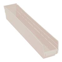 Bac pour &eacute;tag&egrave;re &eacute;conomique, 4-1/8" la, 4" h x 23-5/8" p, Ivoire Oxford Builders Supplies Inc