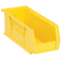 Bacs ultra empilable & suspendable, 4-1/8" la, 4" h x 10-7/8" p, Jaune Oxford Builders Supplies Inc