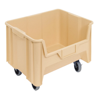 Mobile Giant Stack Container, 12-7/16" H x 19-7/8" W x 15-1/4" D, 250 lbs. Capacity, Ivory Oxford Builders Supplies Inc