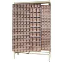 Free-Standing Tip-Out Bins Slider System, 48" W x 18" D x 77" H, 303 Drawers Oxford Builders Supplies Inc