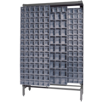 Free-Standing Tip-Out Bins Slider System, 48" W x 18" D x 77" H, 303 Drawers Oxford Builders Supplies Inc