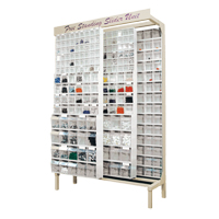 Free-Standing Tip-Out Bins Slider System, 48" W x 18" D x 77" H, 112 Drawers Oxford Builders Supplies Inc