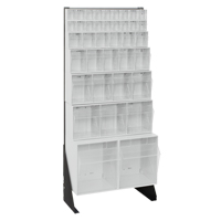 Tip-Out Bins Stand, 23-5/8" W x 8" D x 52" H, 38 Drawers Oxford Builders Supplies Inc