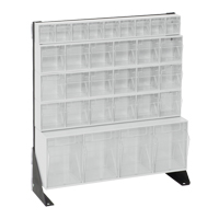 Tip-Out Bins Stand, 23-5/8" W x 8" D x 28" H, 31 Drawers Oxford Builders Supplies Inc