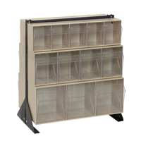 Tip-Out Bins Stand, 23-5/8" W x 16" D x 28" H, 24 Drawers Oxford Builders Supplies Inc