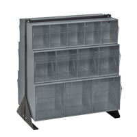 Tip-Out Bins Stand, 23-5/8" W x 16" D x 28" H, 24 Drawers Oxford Builders Supplies Inc