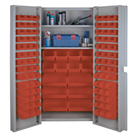 Armoires &agrave; combinaison &agrave; portes creuses, 38" la x 24" p x 72" h, Gris Oxford Builders Supplies Inc