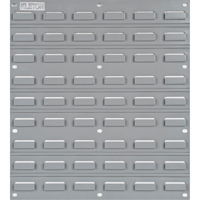 Metal Louvered Panel Bin Support Rack, 16 Bins, 18" W x 1/8" D x 19" H Oxford Builders Supplies Inc