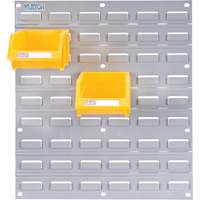 Metal Louvered Panel Bin Support Rack, 16 Bins, 18" W x 1/8" D x 19" H Oxford Builders Supplies Inc