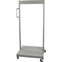 Servante mobile de bacs &agrave; plateaux inclinables - chariot seulement, &agrave; deux c&ocirc;t&eacute;s, 26-1/4" la x 22" p x 57-1/2" h Oxford Builders Supplies Inc