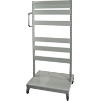 Servante mobile de bacs &agrave; plateaux inclinables - chariot seulement, &agrave; deux c&ocirc;t&eacute;s, 26-1/4" la x 22" p x 57-1/2" h Oxford Builders Supplies Inc