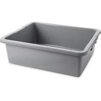 Undivided Bus/Utility Box, 7" H x 21.5" D x 17" L, Polyethylene, Grey Oxford Builders Supplies Inc