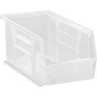Bac transparent ultra empilable & suspendable, 4-1/8" la, 4" h x 10-7/8" p, Transparent Oxford Builders Supplies Inc