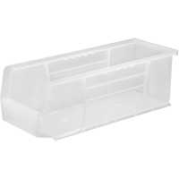 Clear-View Ultra Stack & Hang Bin, 5-1/2" W x 5" H x 14-3/4" D, Clear Oxford Builders Supplies Inc