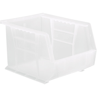 Clear-View Ultra Stack & Hang Bin, 8-1/4" W x 7" H x 10-3/4" D, Clear Oxford Builders Supplies Inc