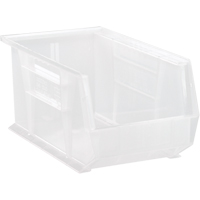 Clear-View Ultra Stack & Hang Bin, 8-1/4" W x 7" H x 14-3/4" D, Clear Oxford Builders Supplies Inc