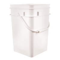 Square Pail, Plastic, 4.25 gal. Oxford Builders Supplies Inc