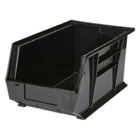 Stack & Hang Bin, 8-1/4" W x 7" H x 14-3/4" D, Black Oxford Builders Supplies Inc