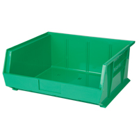 Stack & Hang Bin, 16-1/2" W x 7" H x 14-3/4" D, Green Oxford Builders Supplies Inc