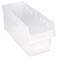 Bacs pour &eacute;tag&egrave;re Store-Max, 8-3/8" la x 8" H x 17-7/8" p, Transparent, Capacit&eacute; 56 lb Oxford Builders Supplies Inc