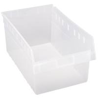 Bacs pour &eacute;tag&egrave;re Store-Max, 11-1/8" la x 8" H x 17-7/8" p, Transparent, Capacit&eacute; 56 lb Oxford Builders Supplies Inc