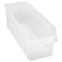 Bacs pour &eacute;tag&egrave;re Store-Max, 8-3/8" la x 8" H x 23-5/8" p, Transparent, Capacit&eacute; 68 lb Oxford Builders Supplies Inc