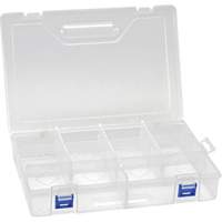 Boîte &agrave; compartiments en plastique, 7,75" la x 11,75" p x 2,2" h, 10 compartiments Oxford Builders Supplies Inc